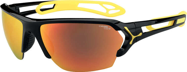 Cébé S'Track L CBSTL10 (large shiny black yellow/grey orange)