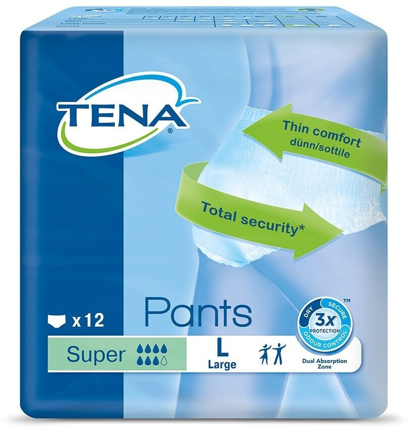 Tena Pants super ConfioFit L (4 x 12 pièces)