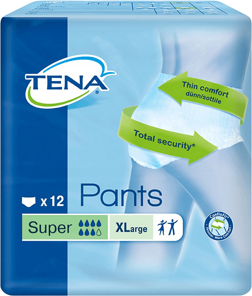 Tena Pants super ConfioFit XL (12 pièces)