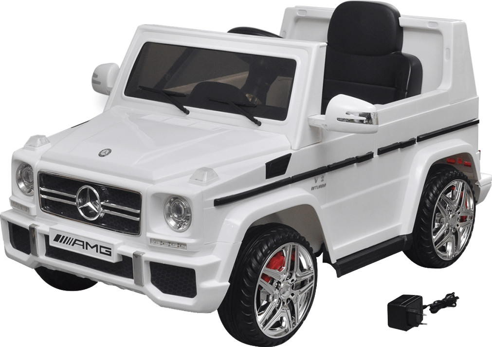 VidaXL Voiture électrique Mercedes Benz G65 SUV 2 blanc