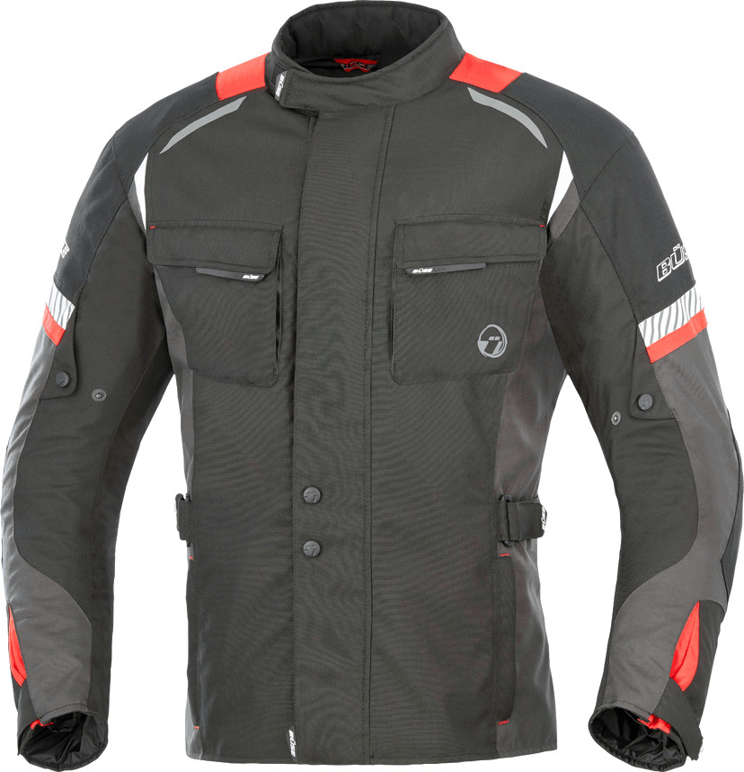 Büse Veste Breno noir/rouge