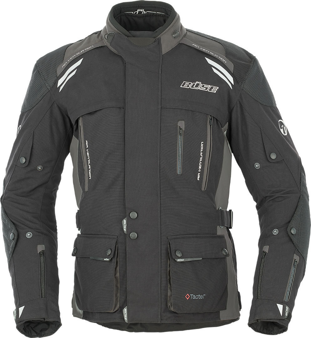 Büse Veste Highland noir/gris