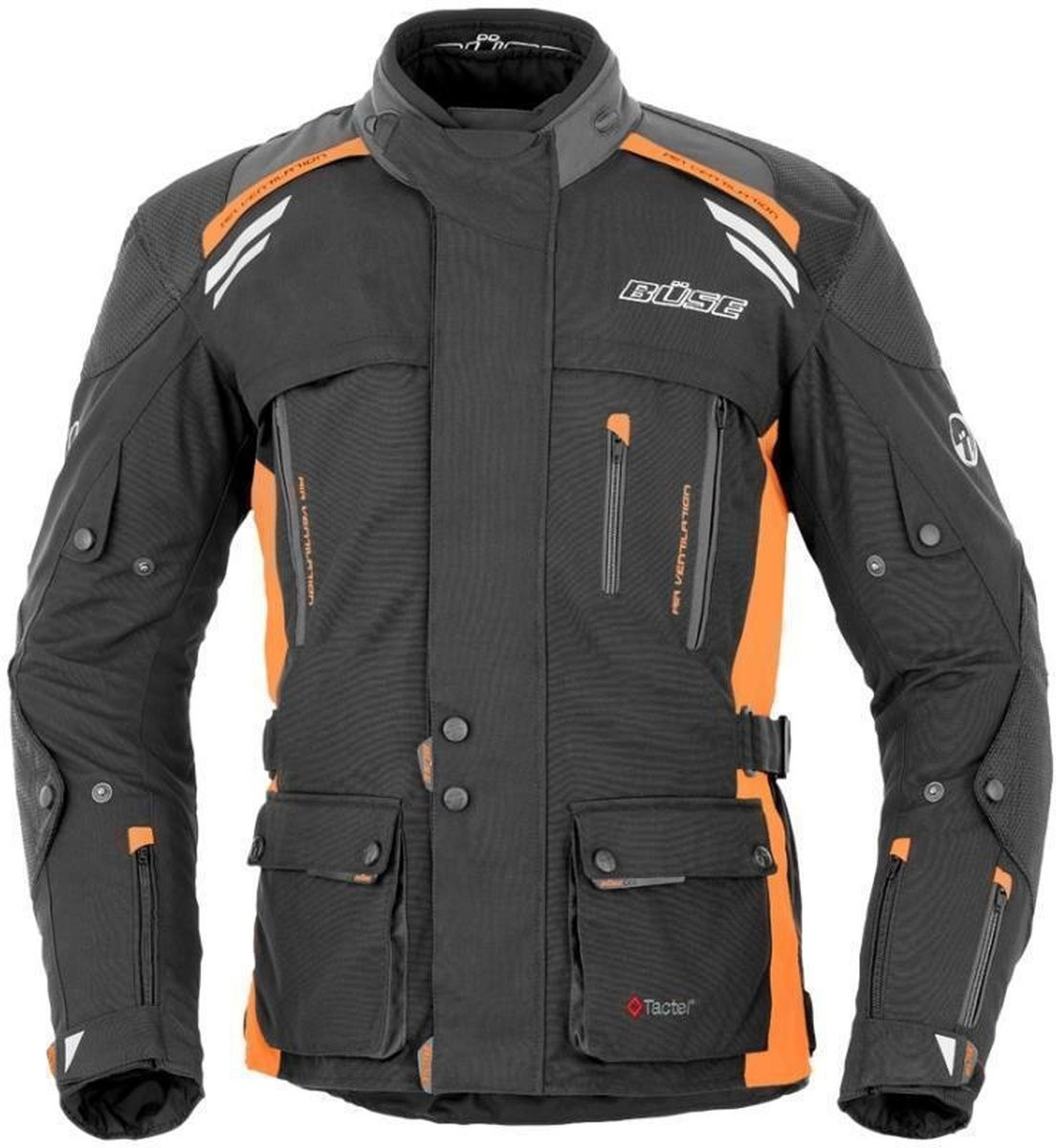 Büse Veste Highland noir/orange