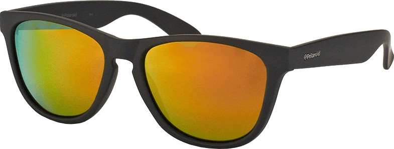 Photos - Sunglasses Polaroid Eyewear  P8443 A 9CA L6 (black rubber/dark brown polarize 