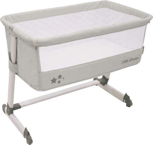 Asalvo Co-sleeping crib grey
