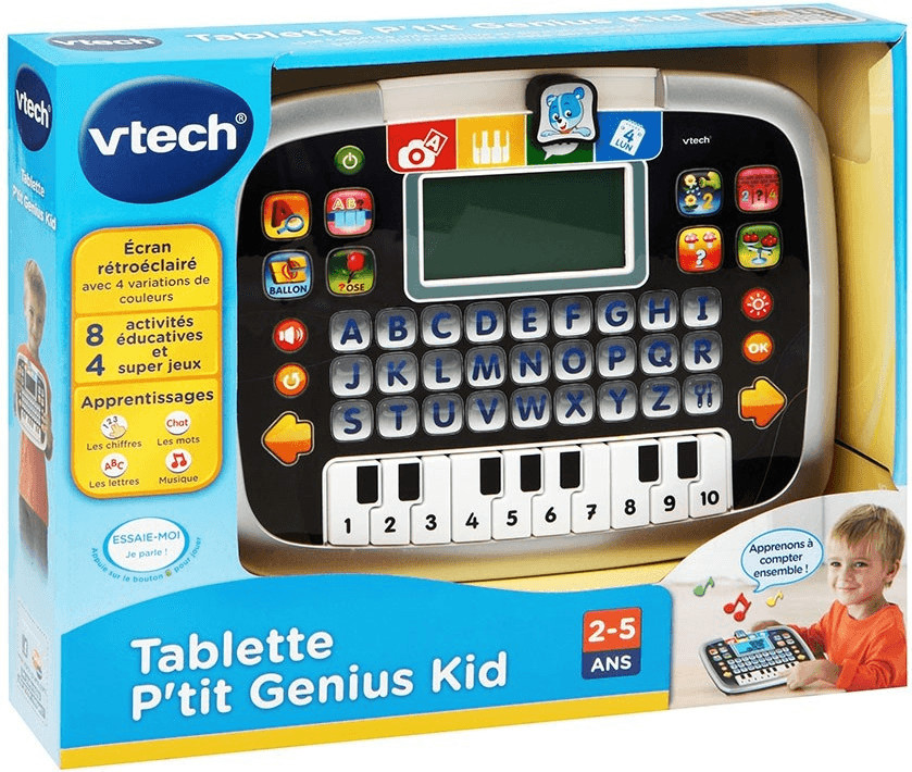 Vtech Tablette P'tit Genius Kid noire au meilleur prix sur