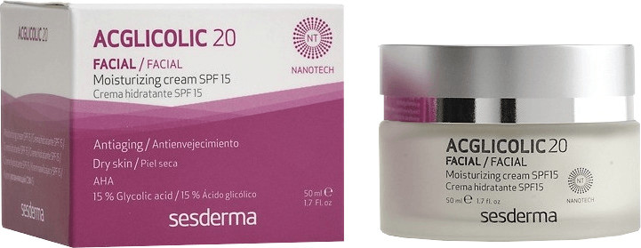 SeSDerma Acglicolic Classic Moisturizing Cream SPF 15 (50ml)