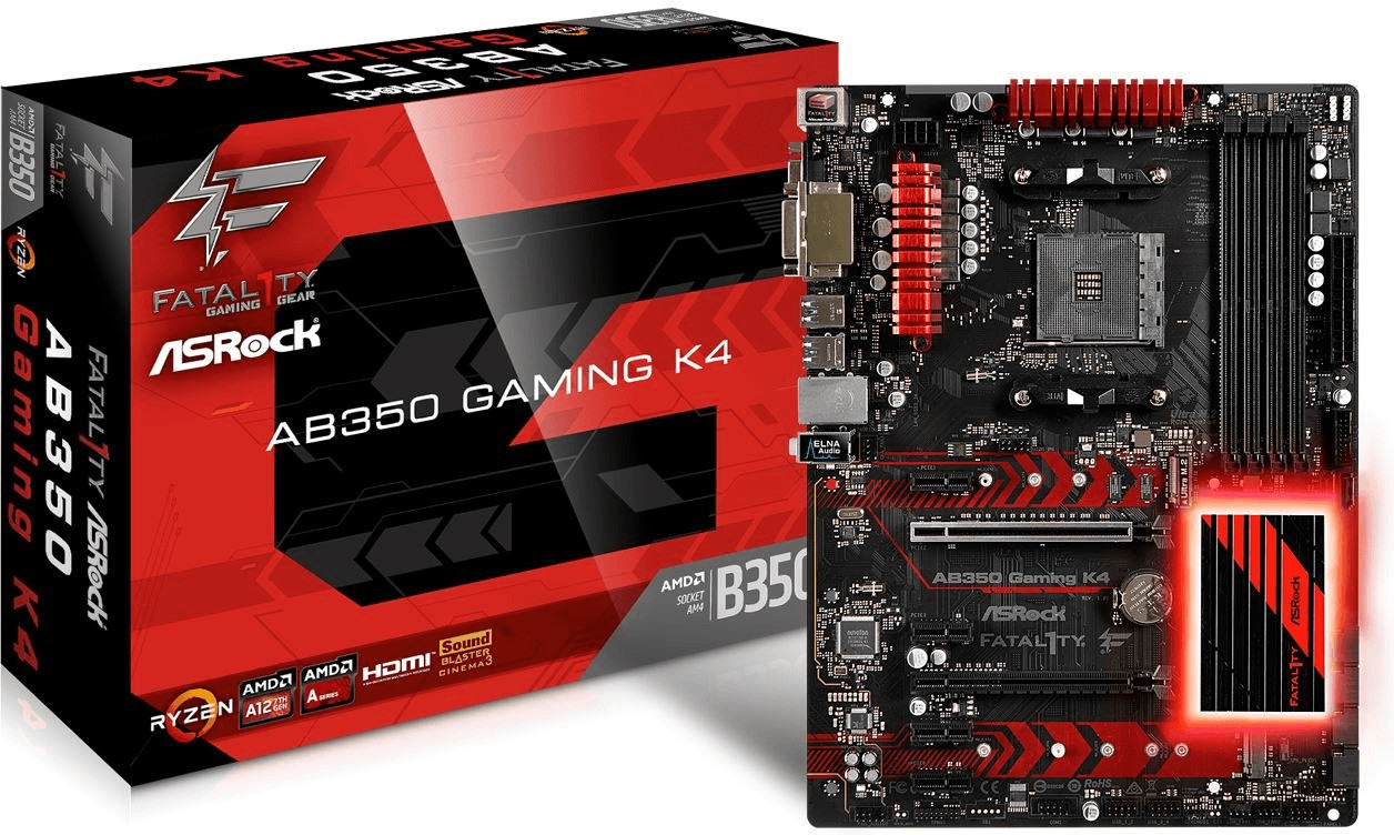 ASRock Fatal1ty AB350 Gaming K4