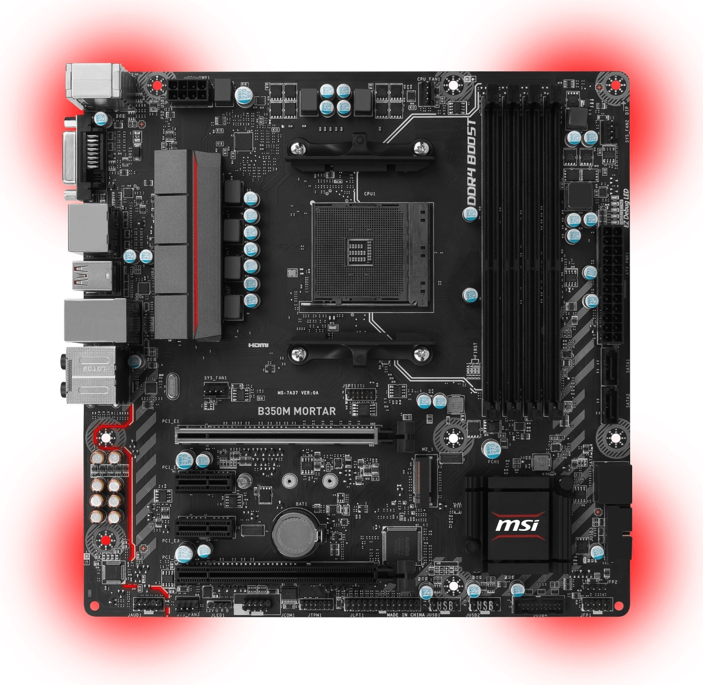 MSI B350M Mortar