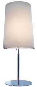 Prandina Lampe de table Sera Small T1 blanc/chrome