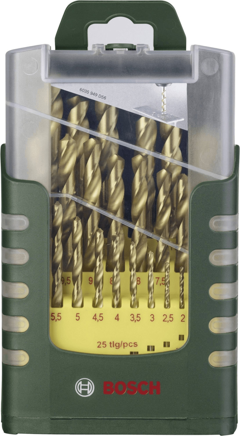 Bosch DIY 25tlg. Metallbohrer-Set HSS-TiN titanium (2607017154) ab 28,98 €
