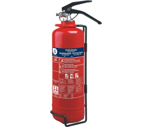 2kg Smartwares Feuerlöscher mit Manometer Halterung Brandklasse A//B//C