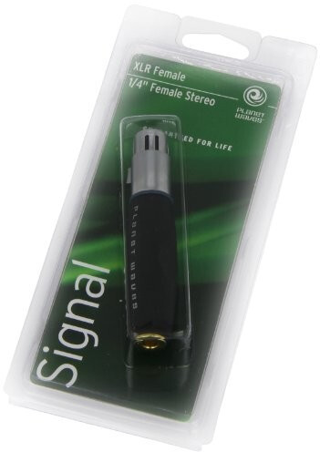 Planet Waves Adaptateur XLR femelle Jack femelle PW-P047BB