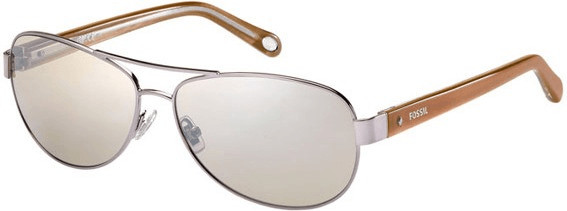 Fossil FOS2004/S H0 M (silver-brown on crystal/silver mirrored)