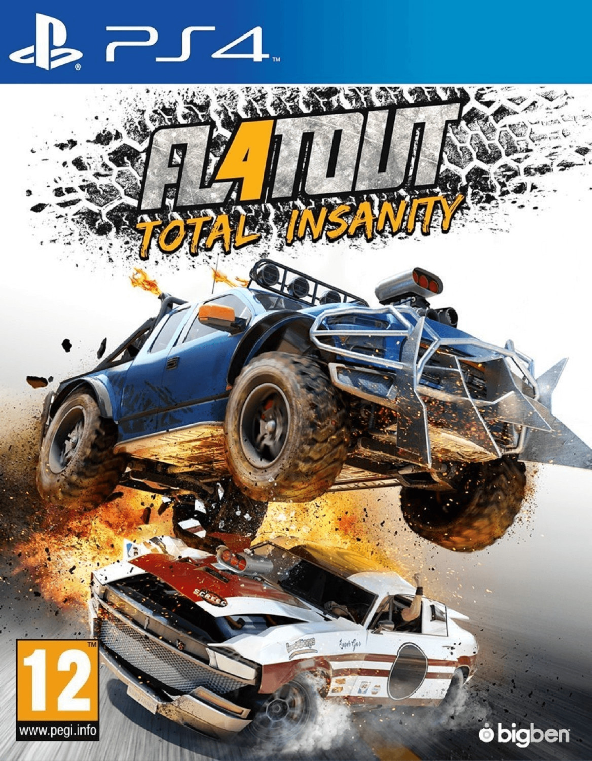 flatout 4 total insanity ps4 pro support