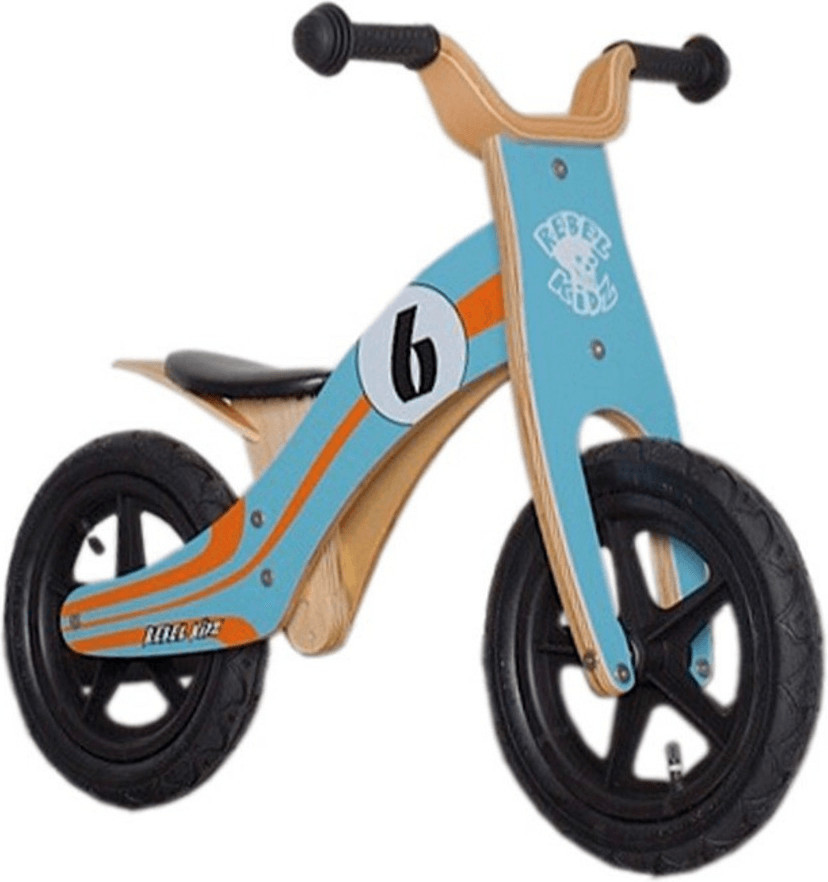 Rebel Kidz Wood Air 12 pouces bleu/orange