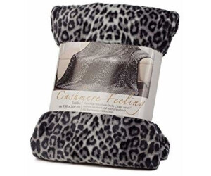 Gözze Cashmere Feeling Leopard 150x200cm silber ab 44,95 € | Preisvergleich  bei