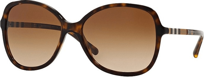 Burberry BE4197 3002/13 (havana-brown-beige striped/brown gradient)