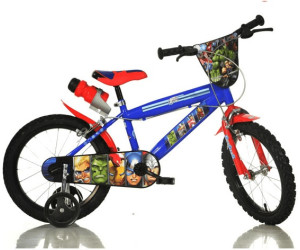 Dino Avengers Blue Kids Boys Bike Bicycle 16" Spoked Pneumatic Wheel 416U-AV 