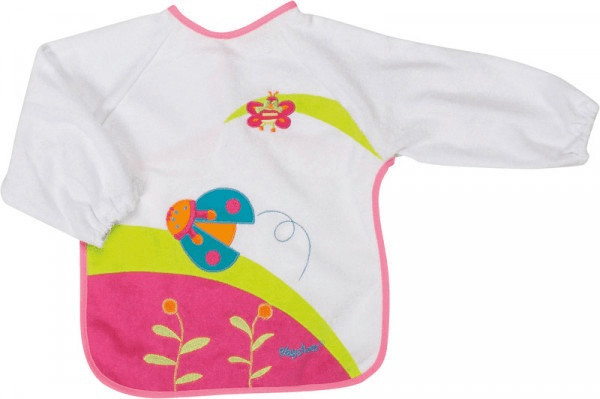 Playshoes Bavoir à manche éponge coccinelle multicolore