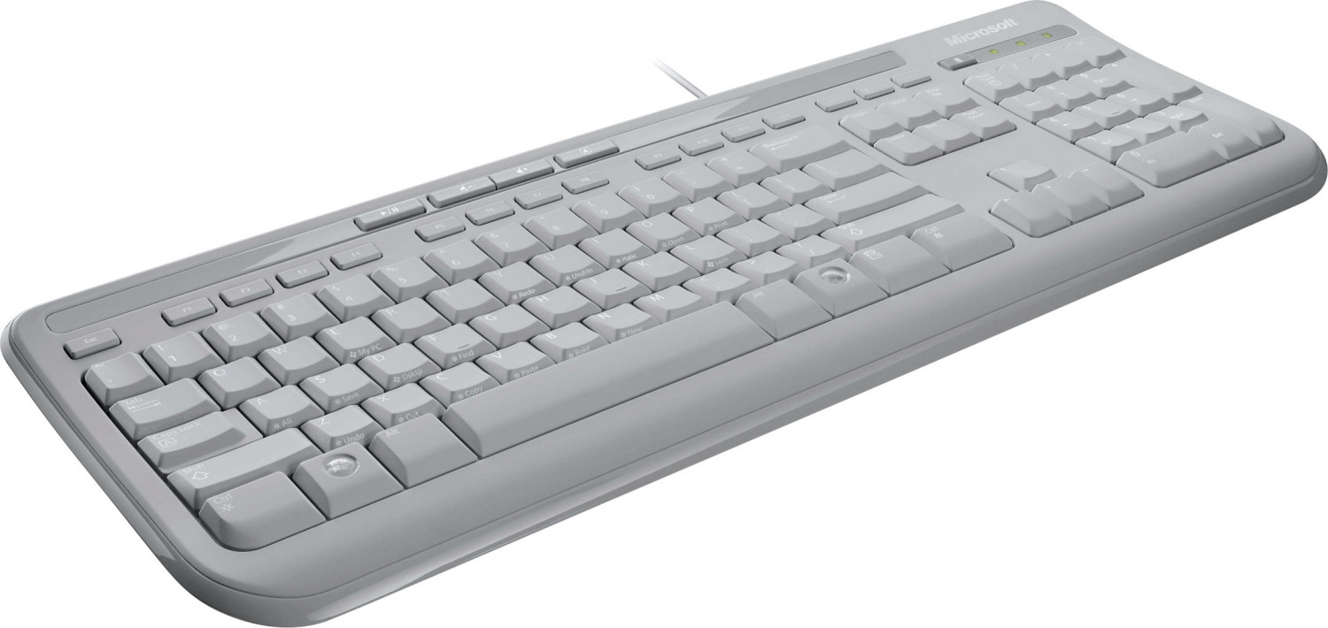 Microsoft Wired Tastatur 600 (weiß)(DE)