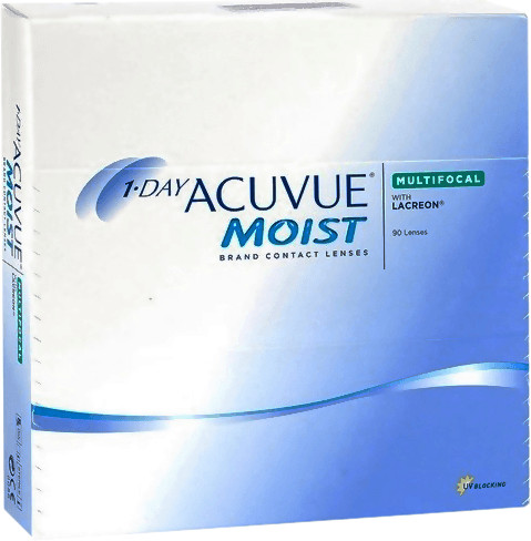 Johnson & Johnson 1 Day Acuvue Moist Multifocal +4.00 (90 lentilles)