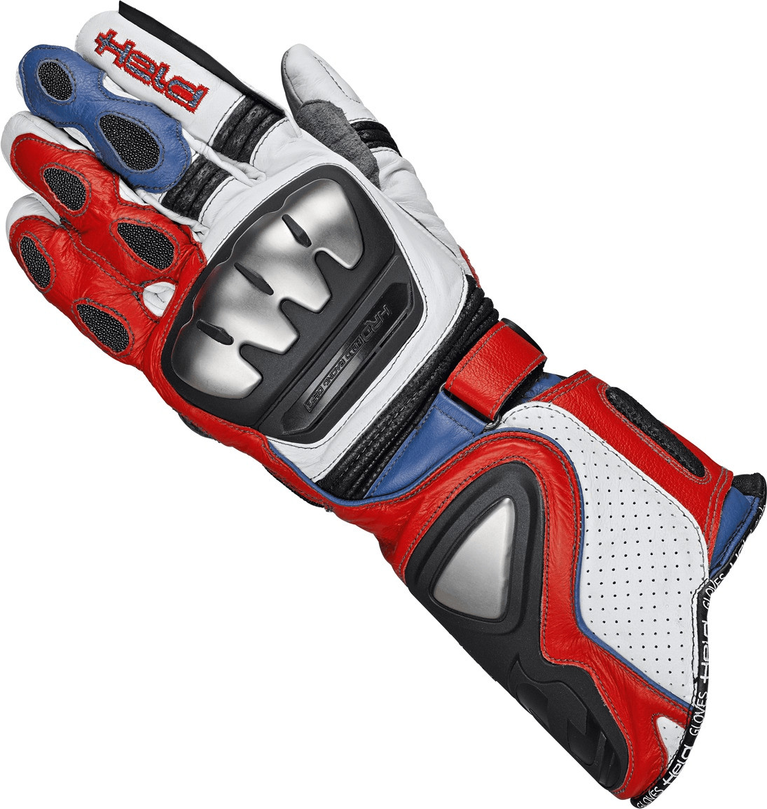 Held Gants Titan Evo rouge/bleu/blanc