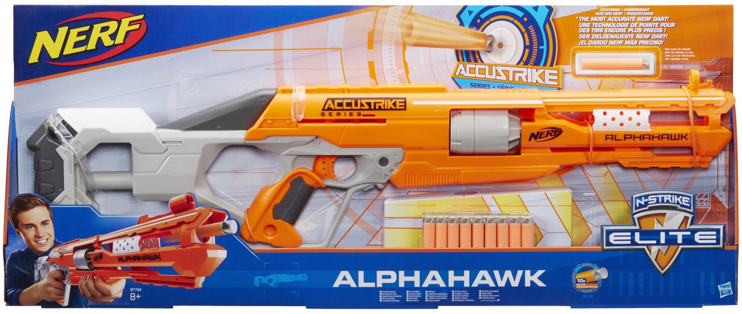 AlphaHawk (NERF N-Strike Elite Accustrike revolver dart sniper rifle)
