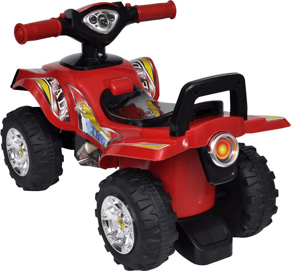 VidaXL Quad à chevaucher avec son et lumière rouge