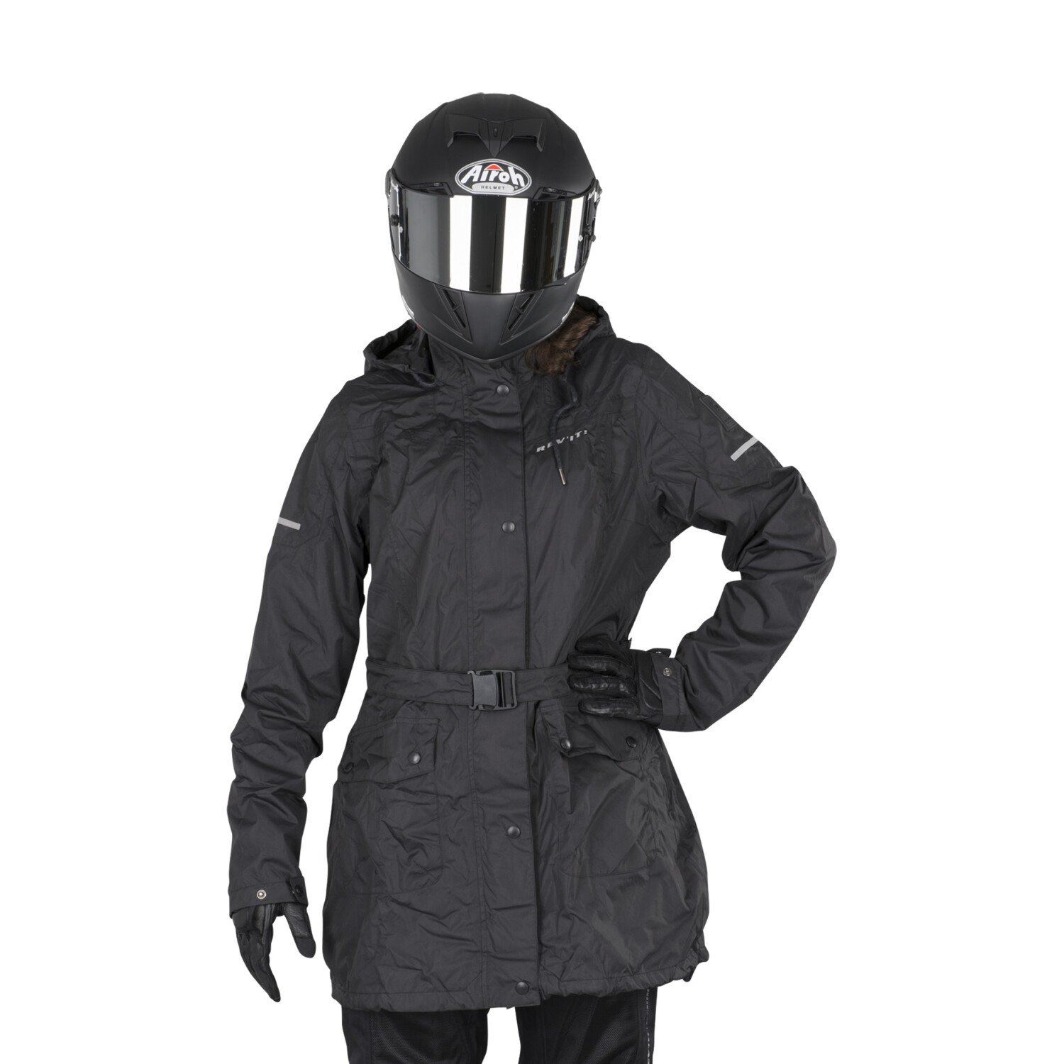 REV'IT! Veste de pluie Topaz H2O Rain Lady noir