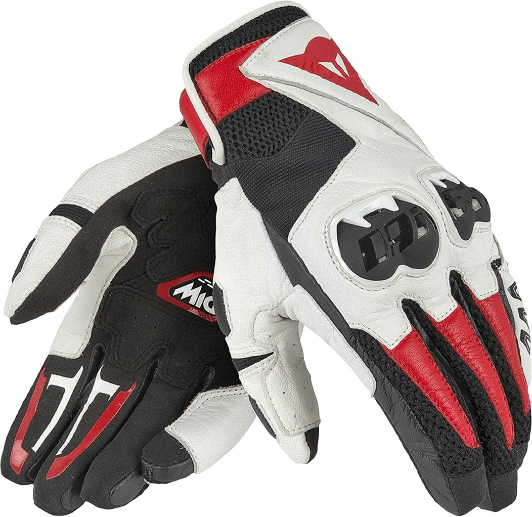 Dainese Gants Mig C2 noir/blanc/rouge