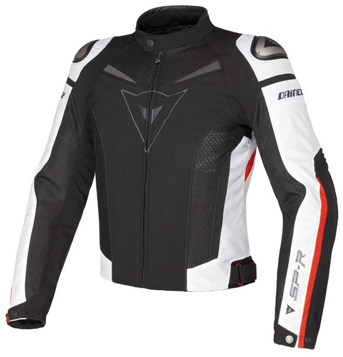 Dainese Blouson G. Super Speed Tex noir/blanc/rouge