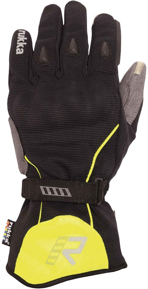 Rukka Gants Virium noir/jaune