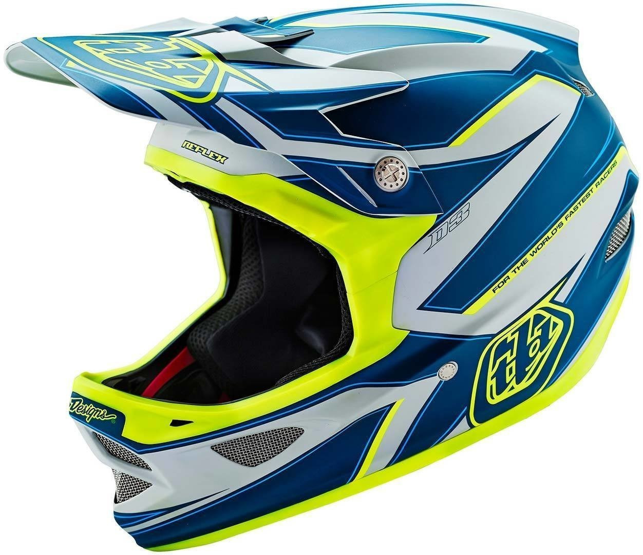 Troy Lee Designs D3 Reflex gris-jaune