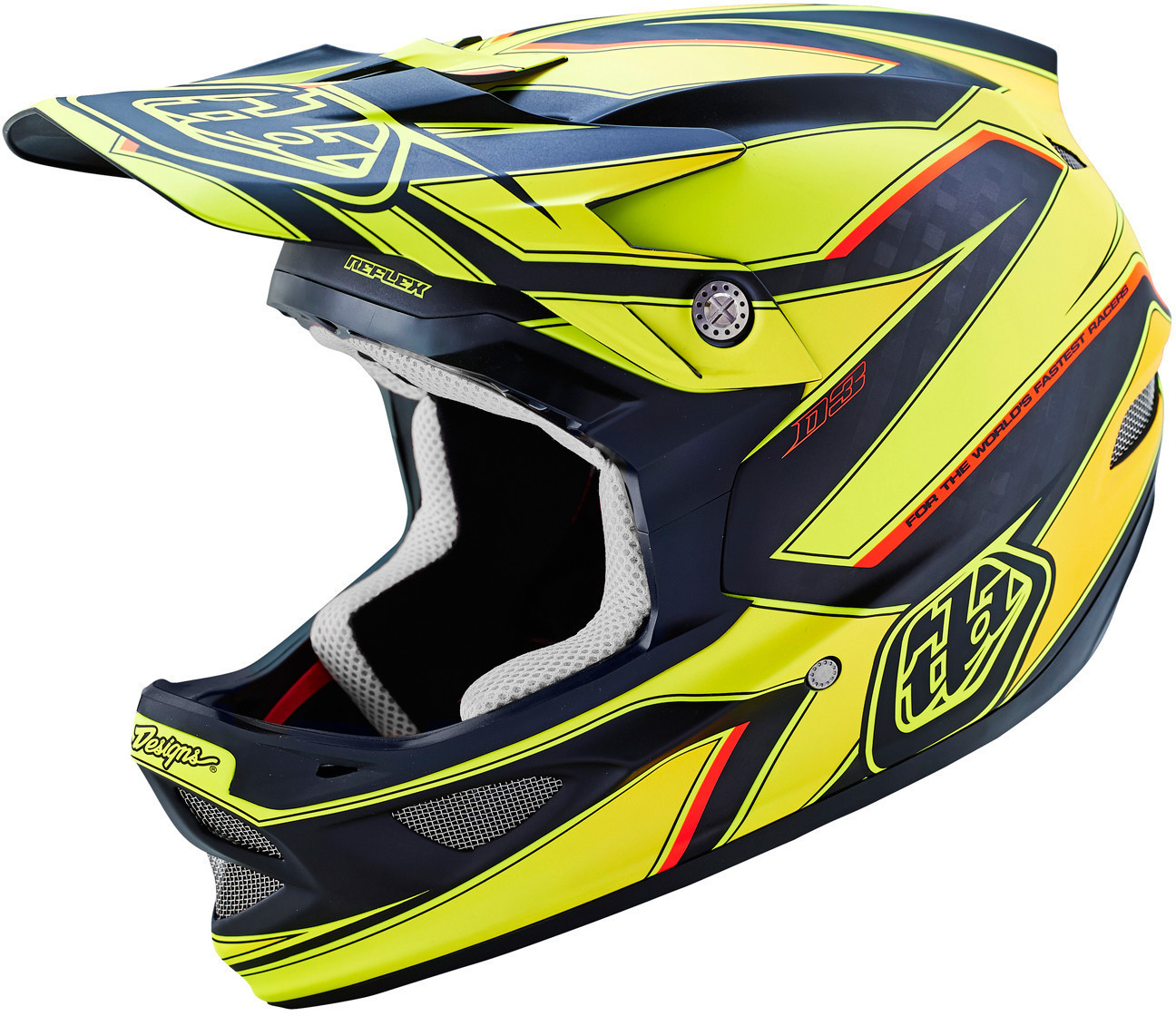 Troy Lee Designs D3 Reflex noir/jaune