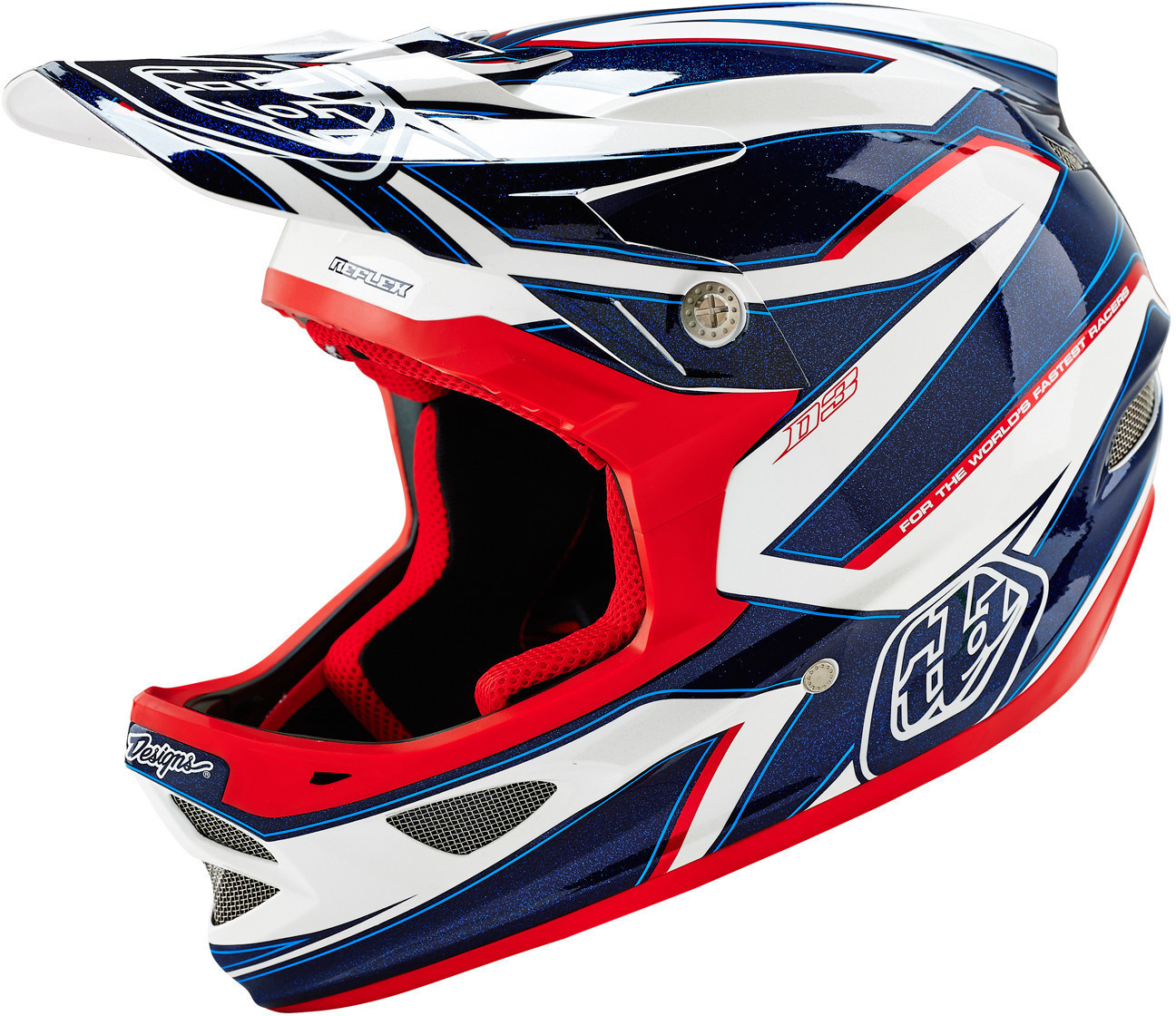 Troy Lee Designs D3 Reflex bleu-blanc