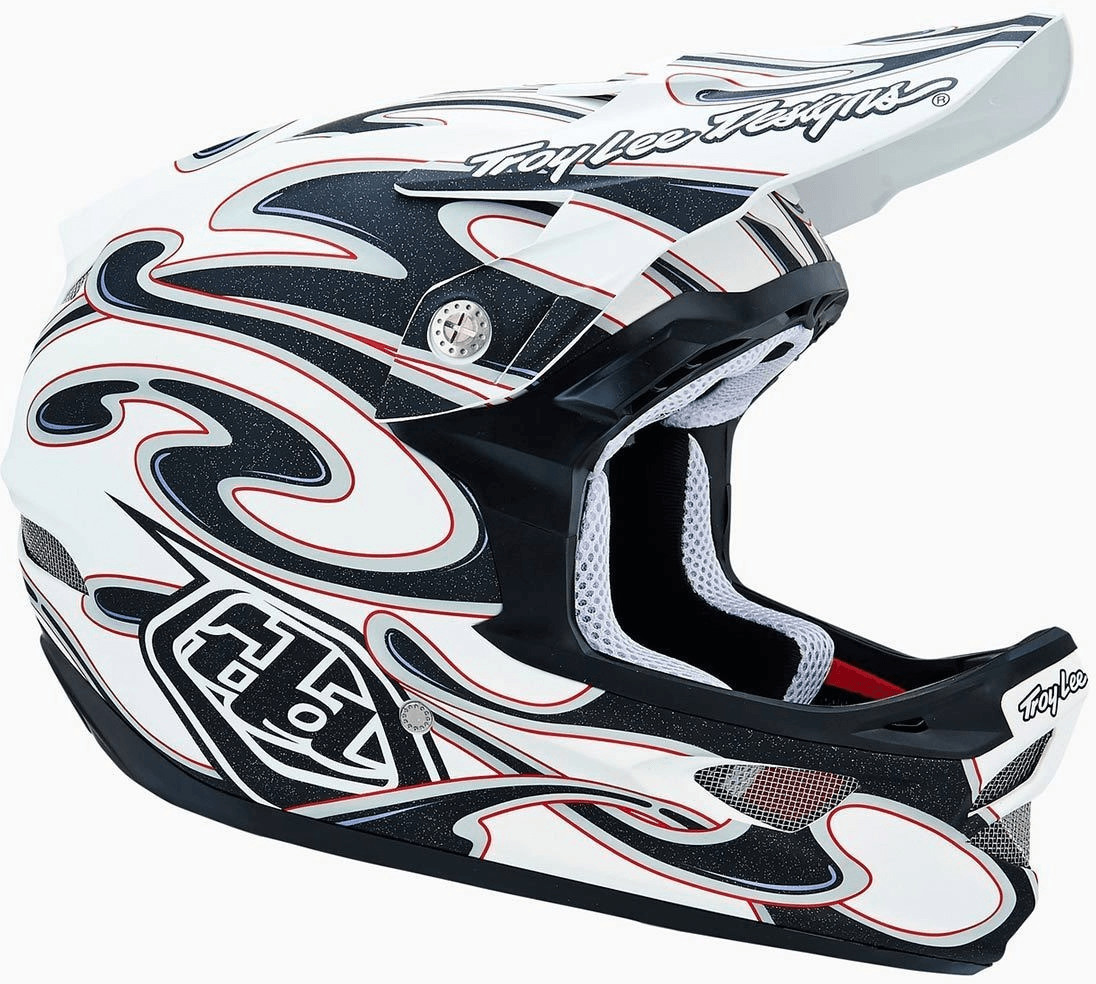 Troy Lee Designs D3 Squirt blanc-noir
