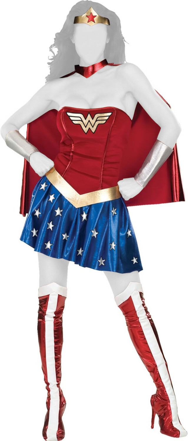 Rubie's Wonder Woman Adult Vintage Costume (888439) S