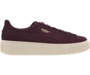 puma suede plateforme marron puma suede plateforme marron