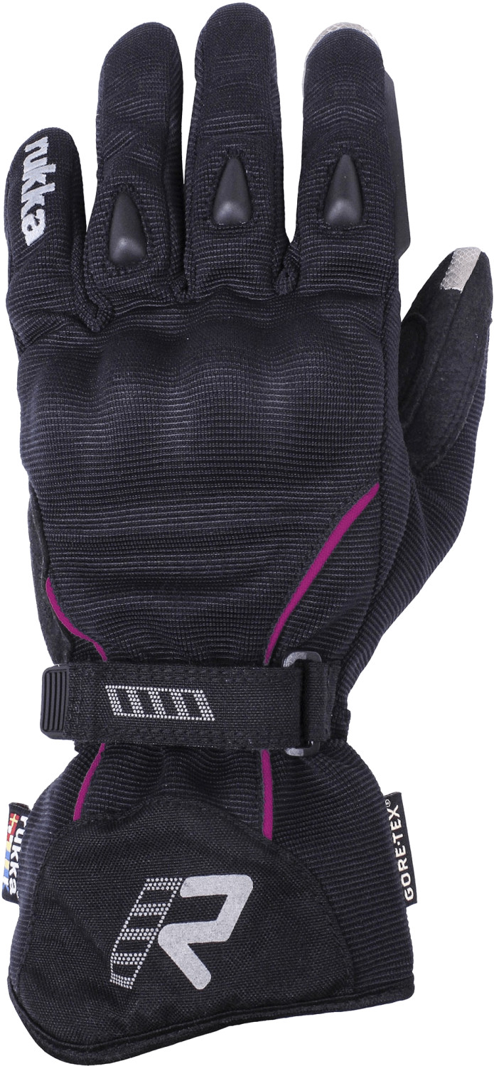 Rukka Gants Virve noir/violet