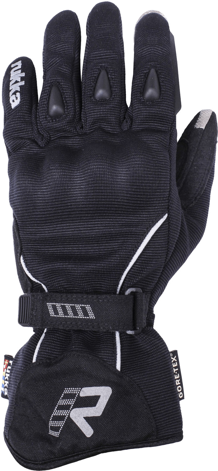 Rukka Gants Virve noir/blanc