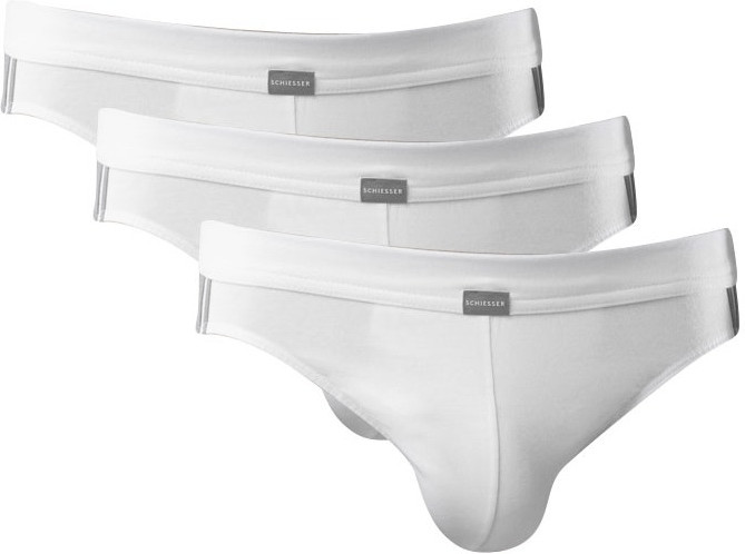Schiesser Rio Briefs 3er Pack white Cotton Essentials (35110/008)