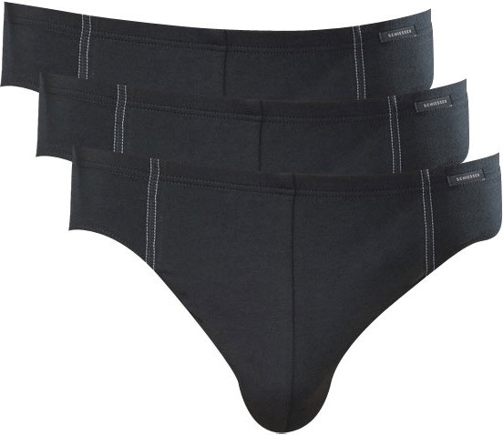 Schiesser Super Mini Essentials 3er-Pack black (205221-000)