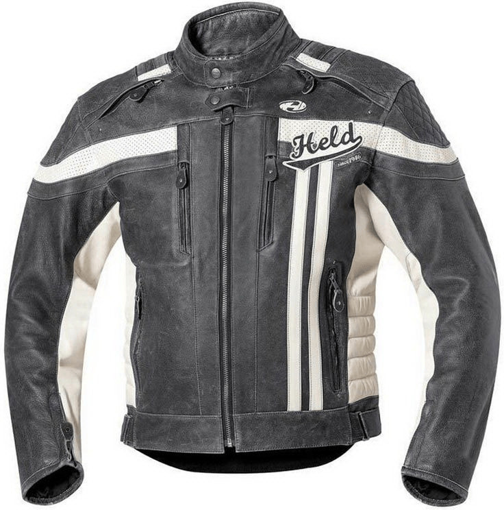 Held Blouson Harvey 76 Retro noir/blanc