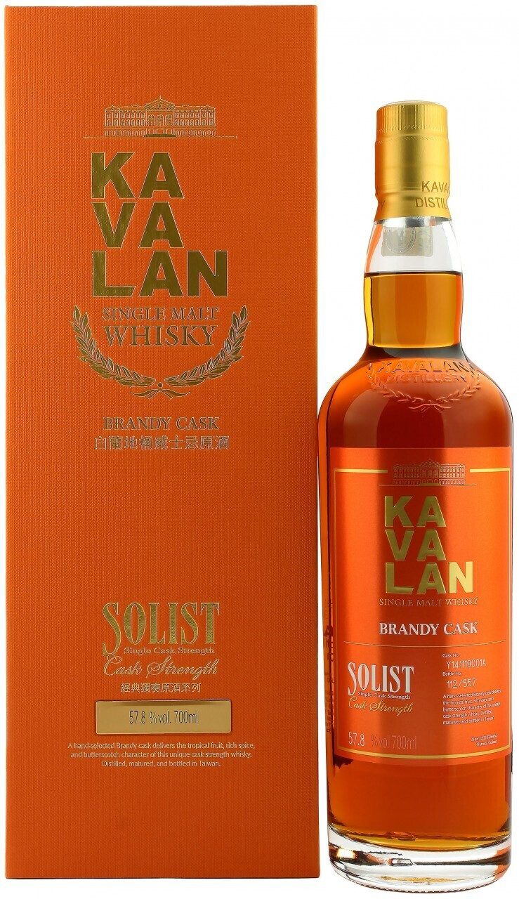 Kavalan Solist Brandy Cask 0,7 L 59,4 %