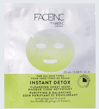 Nails Inc. Face Inc Instant Detox Sheet Mask
