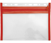 Veloflex Velobag Travel A5, 230x160, rot PVC-Folie transparent mit fa