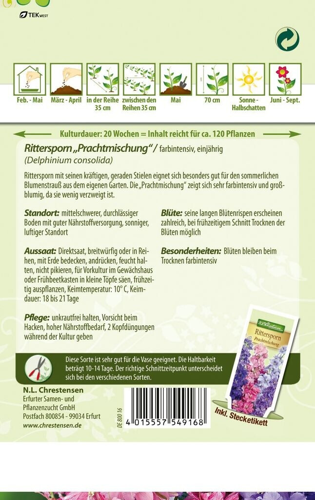 Chrestensen Chrestensen Rittersporn Prachtmischung - side view