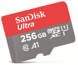 Carte mémoire microSD SanDisk Ultra A1 128 Go Gris et rouge - Carte mémoire  micro SD - Achat & prix