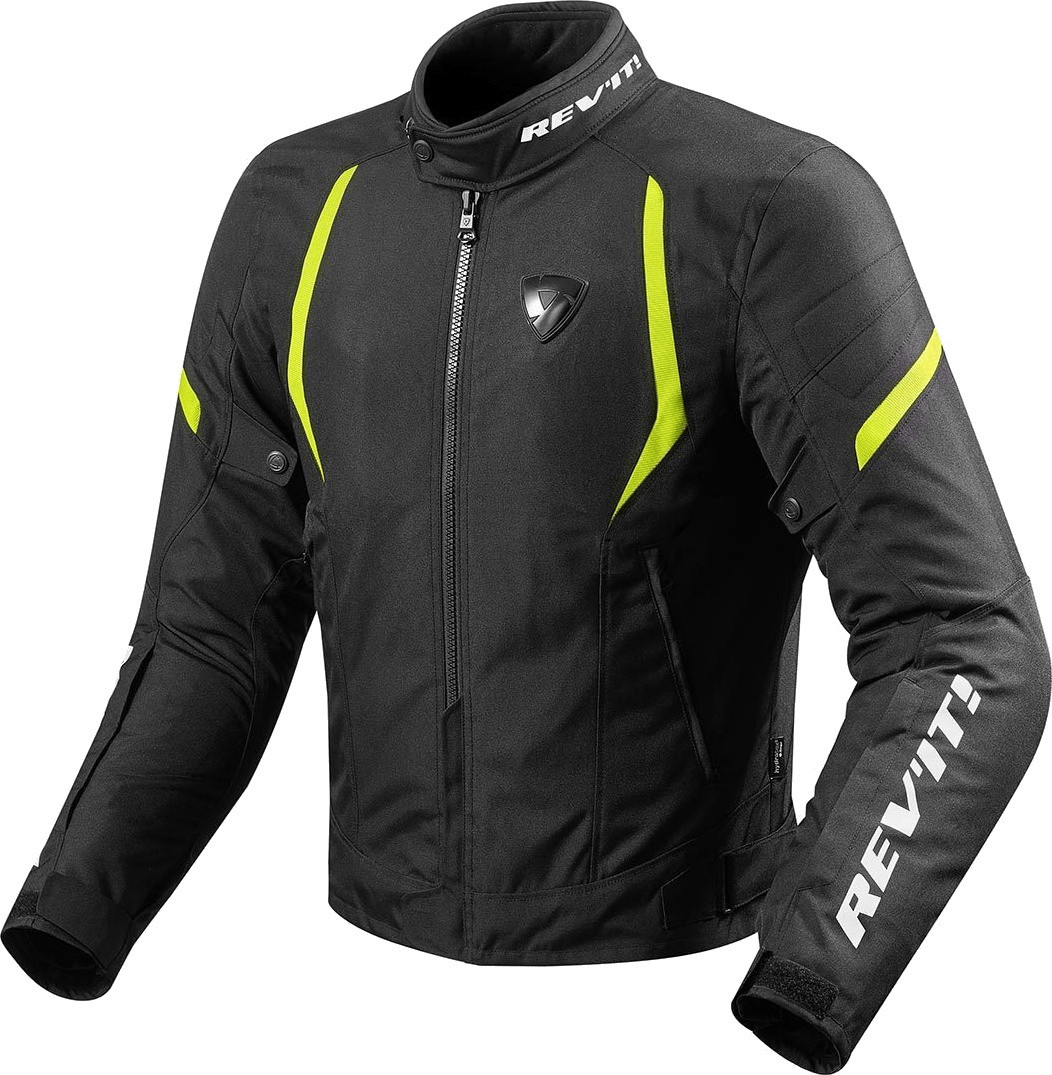 REV'IT! Blouson Jupiter 2 noir/jaune fluo